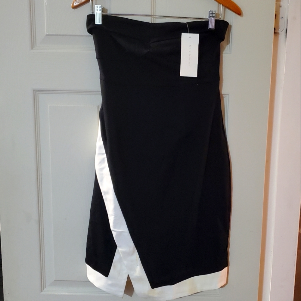 NWT Strapless Mini Black Dress